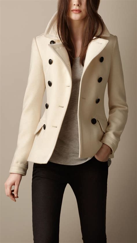 burberry pea coats|burberry wool cashmere pea coat.